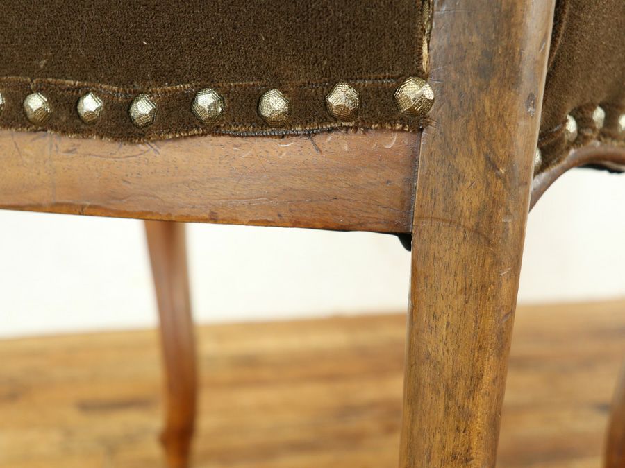 アンティーク家具 張替済アームチェア 80281