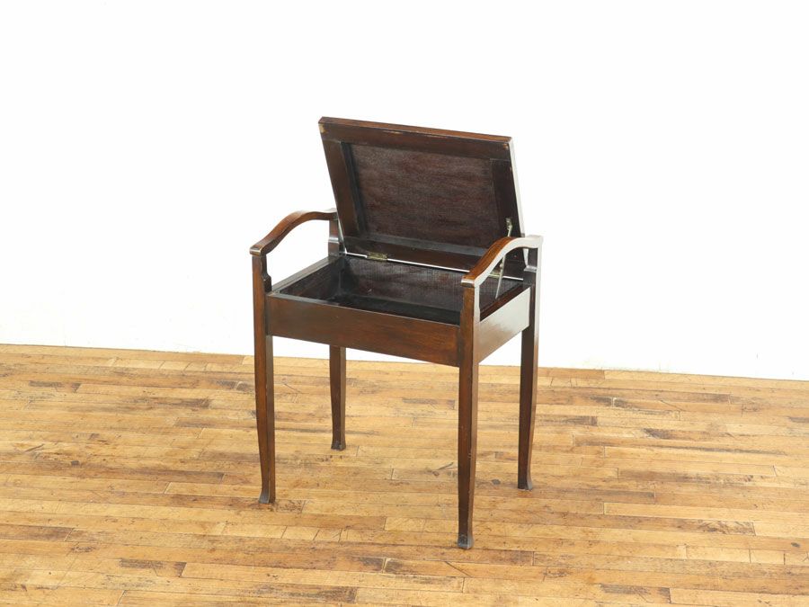 アンティーク家具 張替済スツール 80090