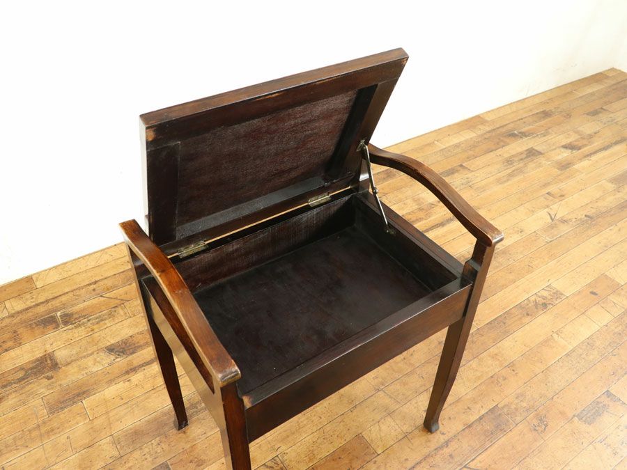 アンティーク家具 張替済スツール 80090