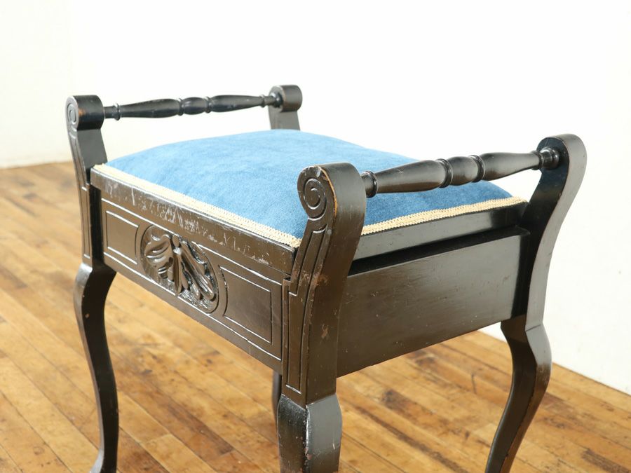 アンティーク家具 張替済スツール 80026