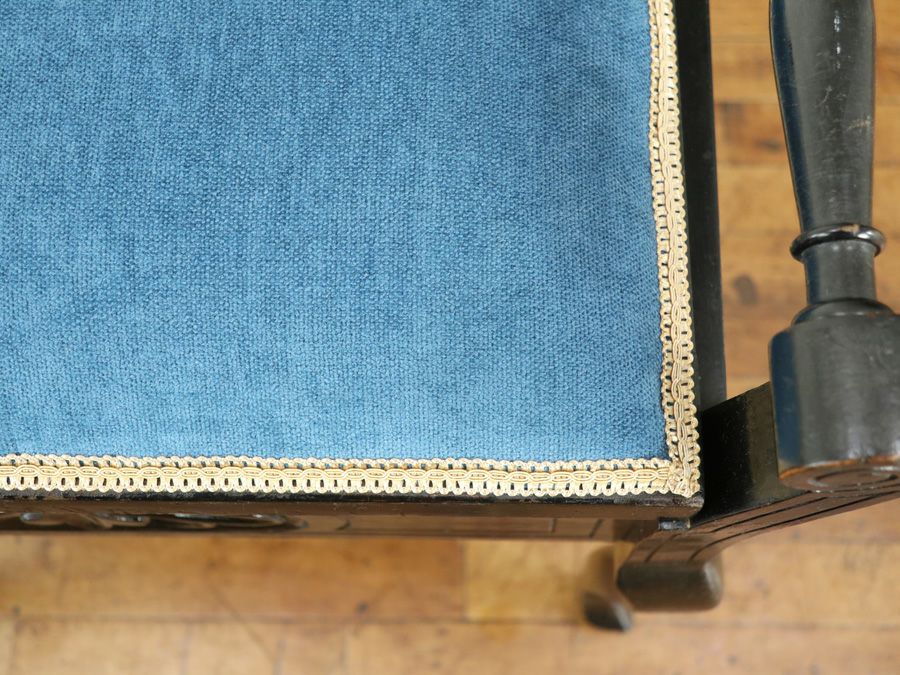 アンティーク家具 張替済スツール 80026