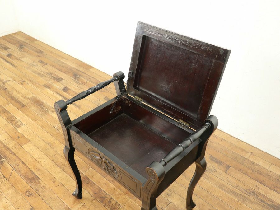 アンティーク家具 張替済スツール 80026