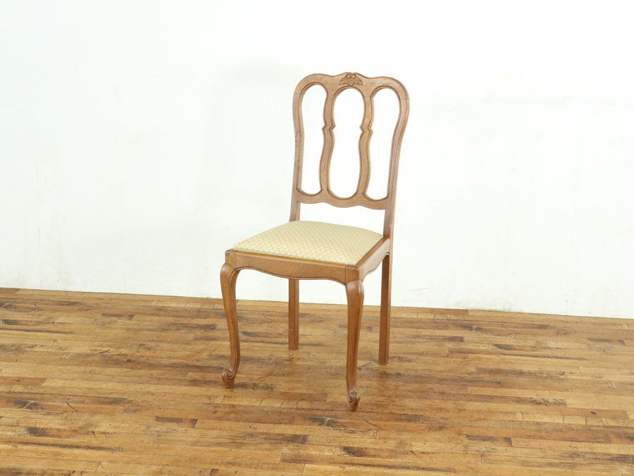 アンティーク 張替済ダイニングチェア 65300b