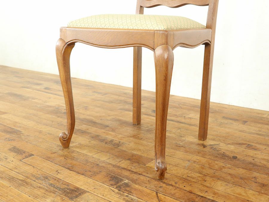 アンティーク 張替済ダイニングチェア 65300b