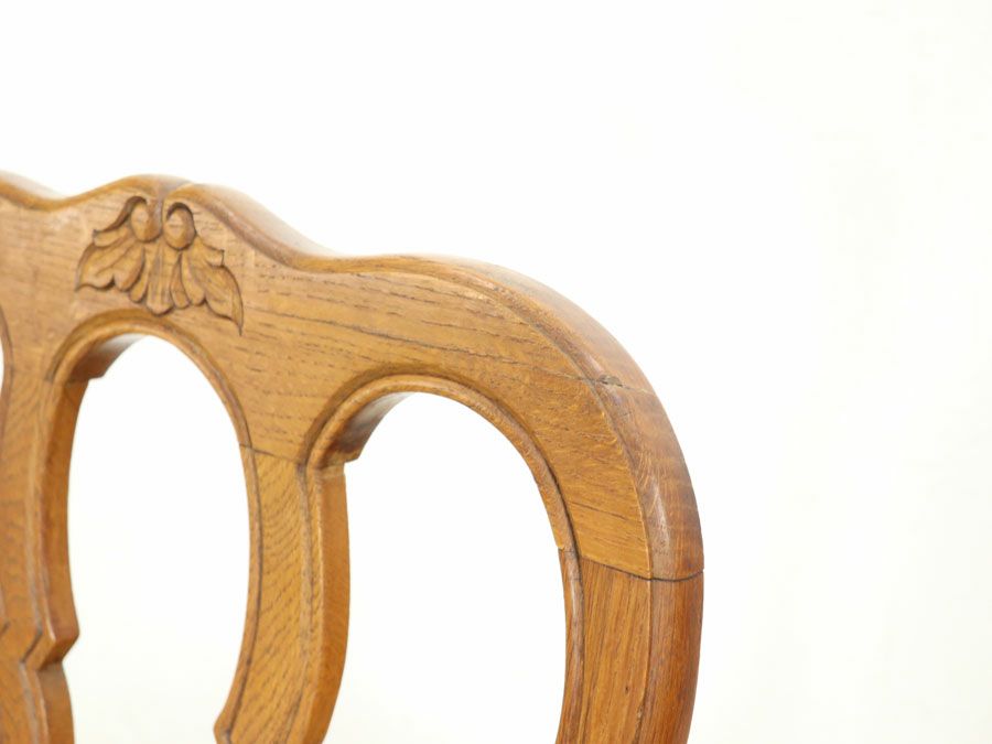 アンティーク 張替済ダイニングチェア 65300b