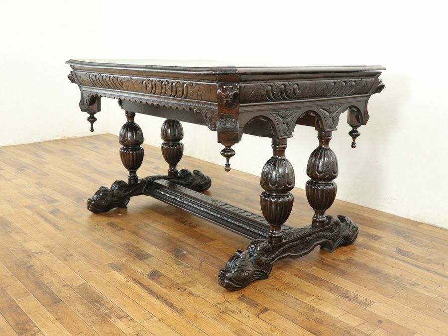 ドルフィンテーブル　アンティークフレックス