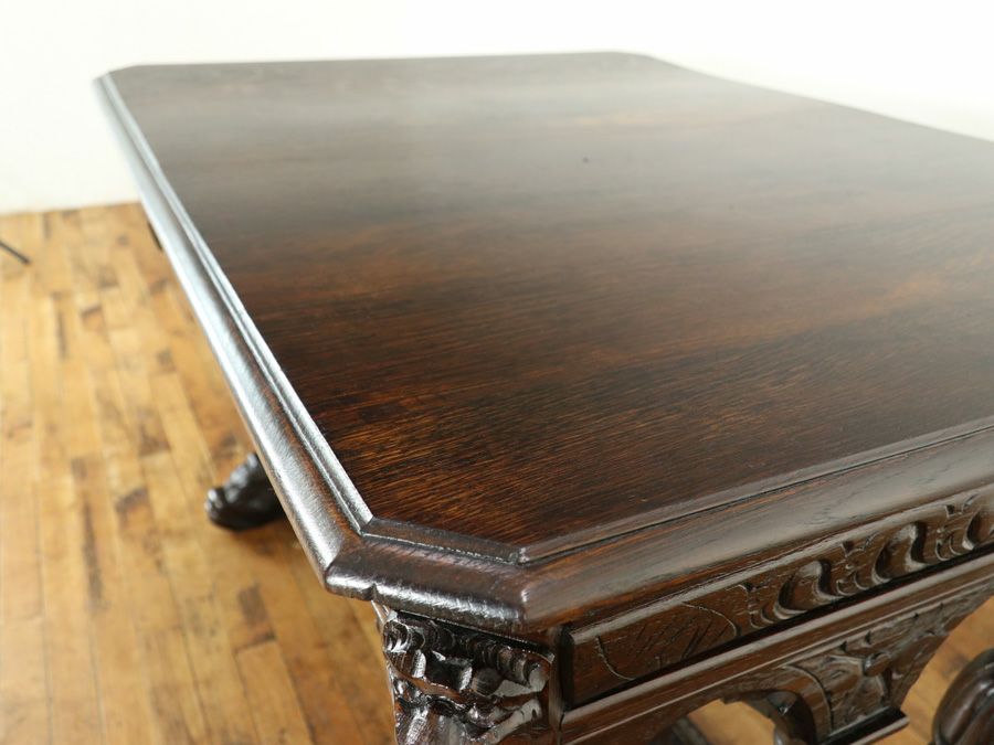 ドルフィンテーブル　アンティークフレックス