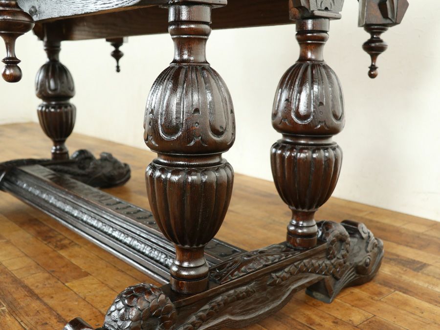 ドルフィンテーブル　アンティークフレックス