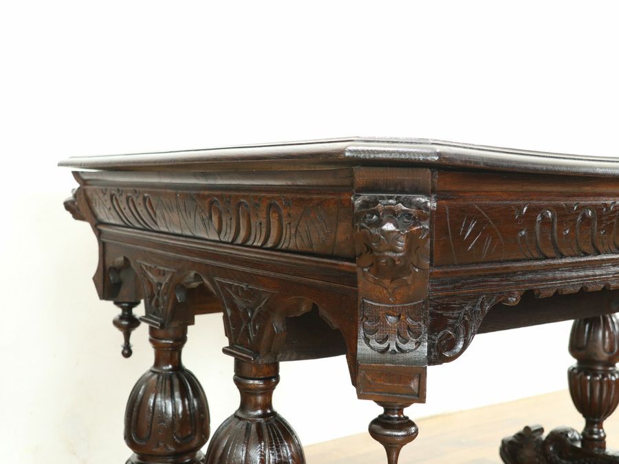 ドルフィンテーブル　アンティークフレックス