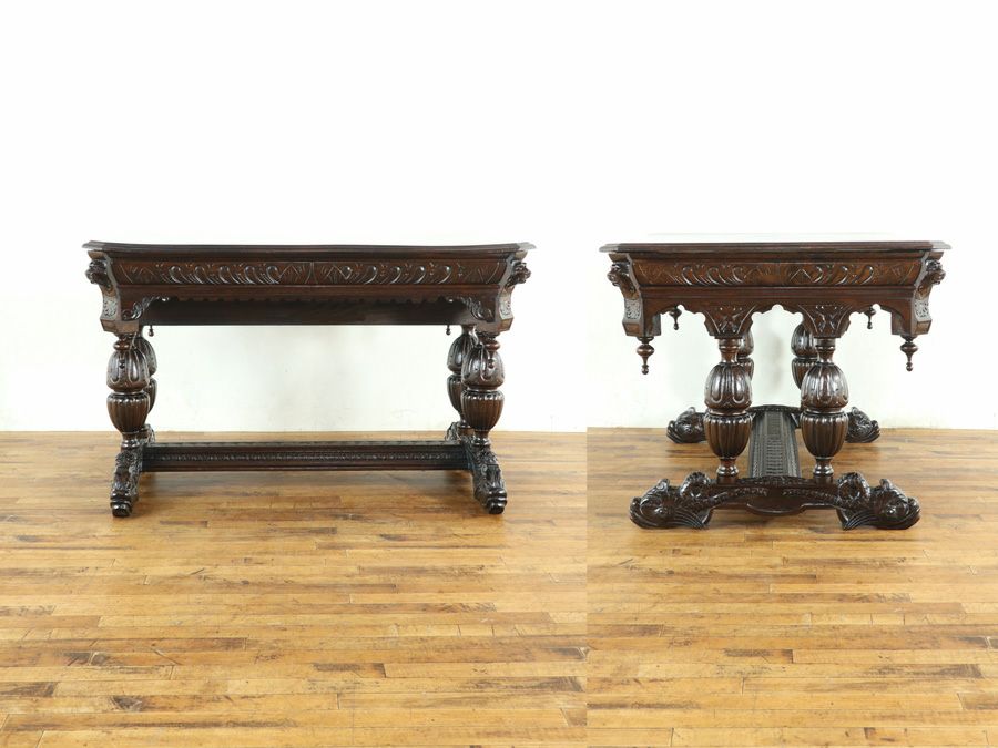 ドルフィンテーブル　アンティークフレックス