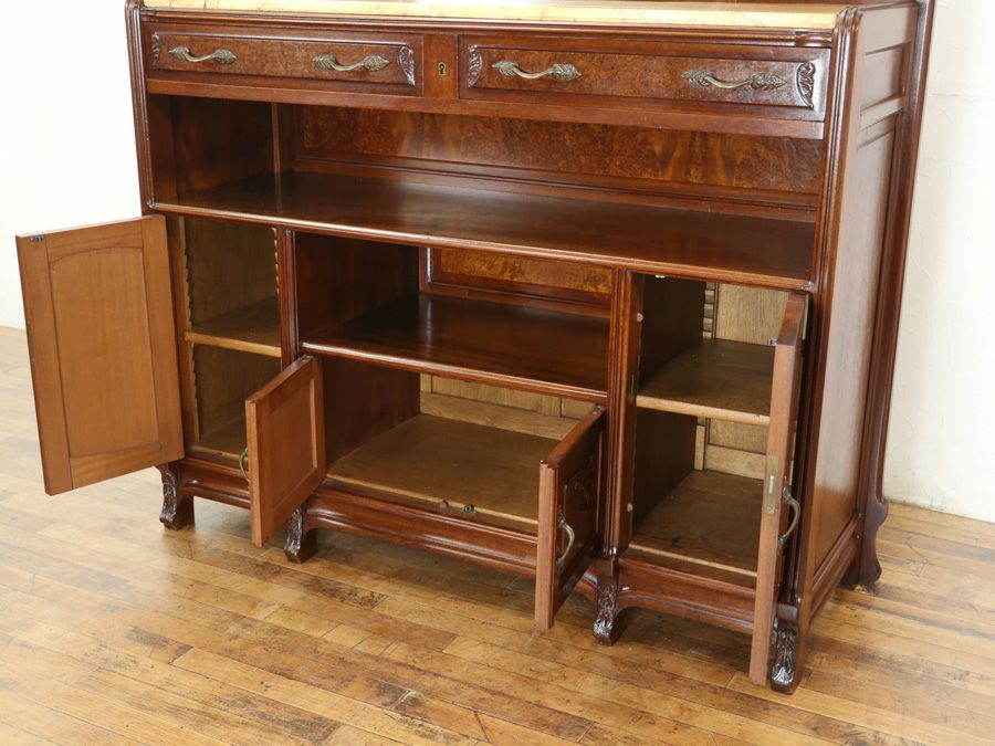 アンティーク家具 ダイニング9点セット 62628