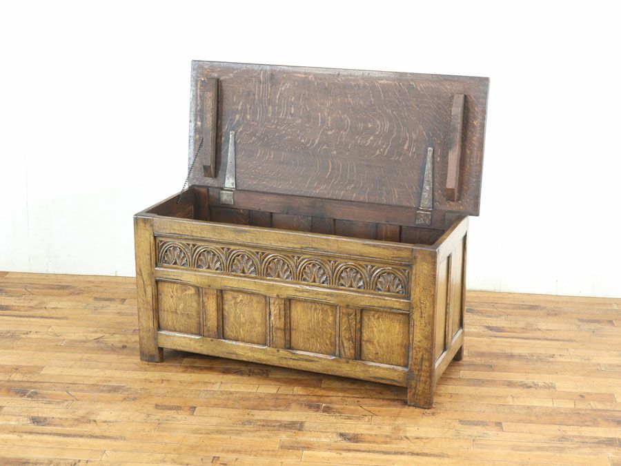 イギリスアンティーク家具コファー 59902