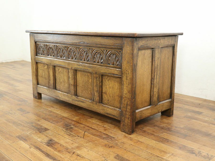 イギリスアンティーク家具コファー 59902