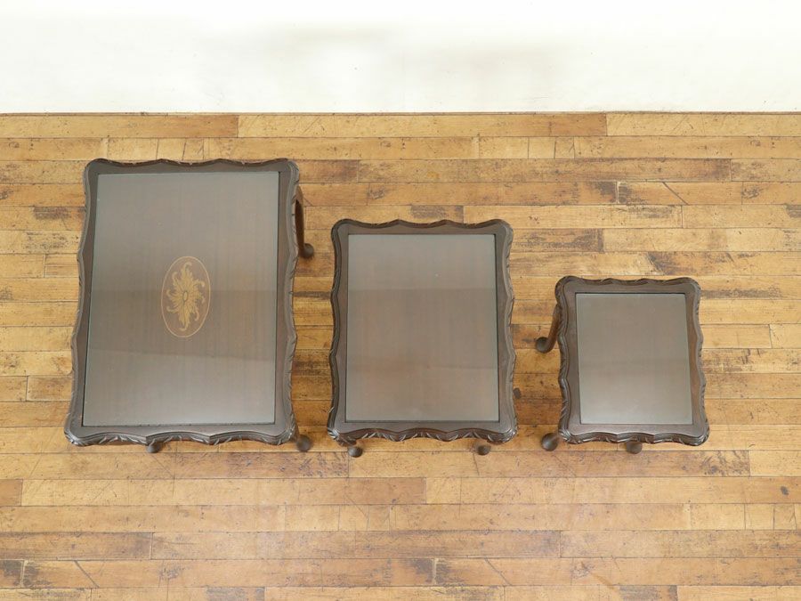 アンティーク家具 ネストテーブル 80425