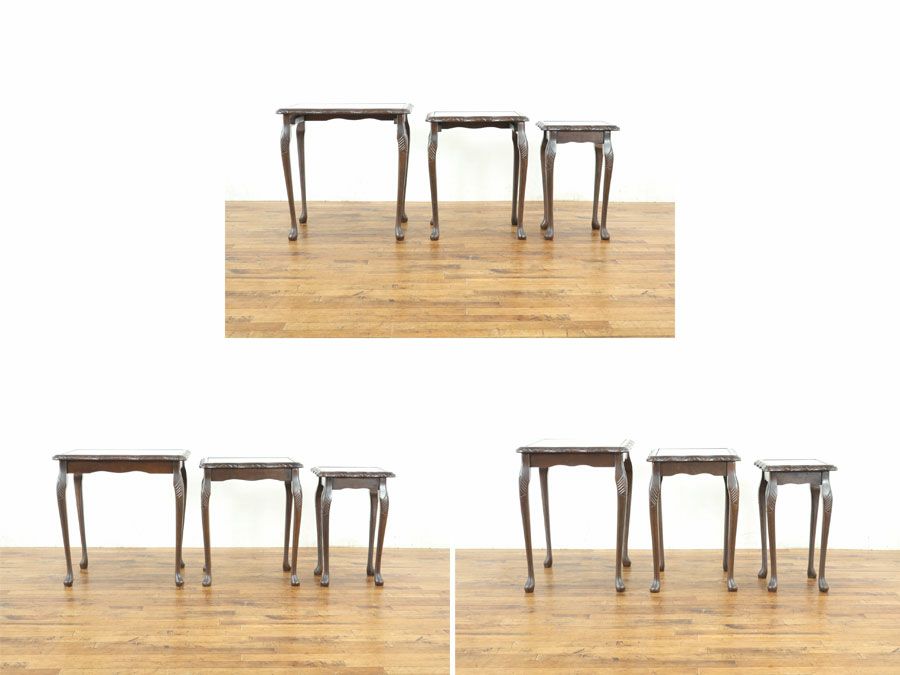 アンティーク家具 ネストテーブル 80425