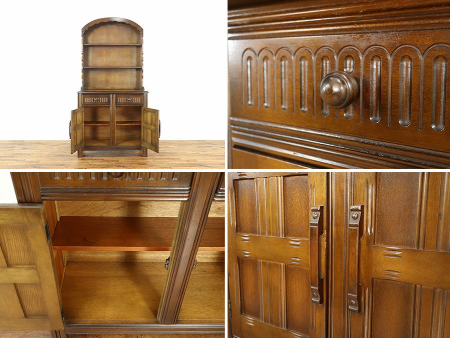 イギリスアンティーク カップボード 80381