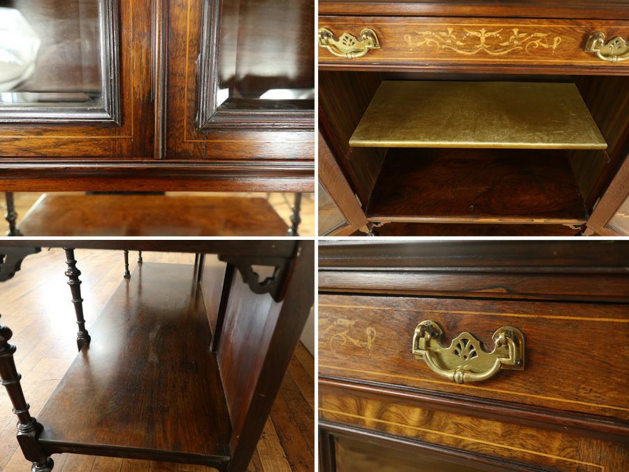 アンティーク パーラーキャビネット 80433