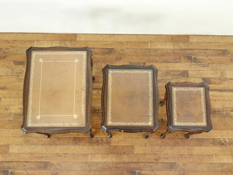 イギリスアンティーク ネストテーブル 80402