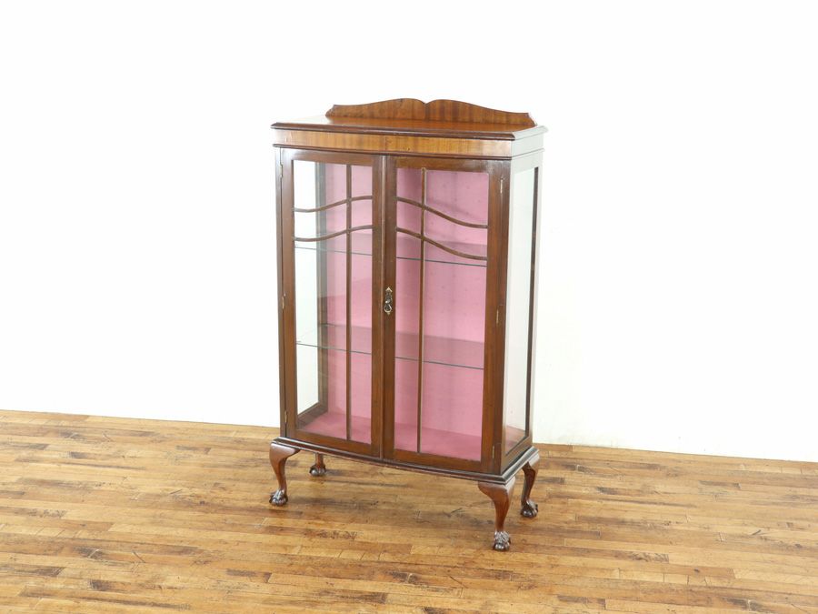 アンティーク クロス張替済ショーケース 80244