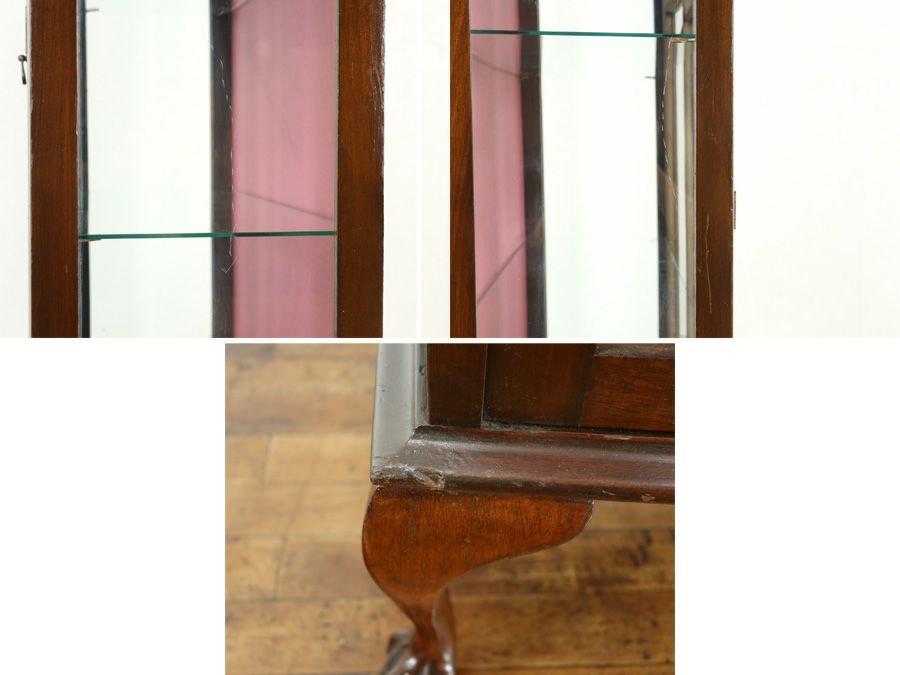 アンティーク クロス張替済ショーケース 80244