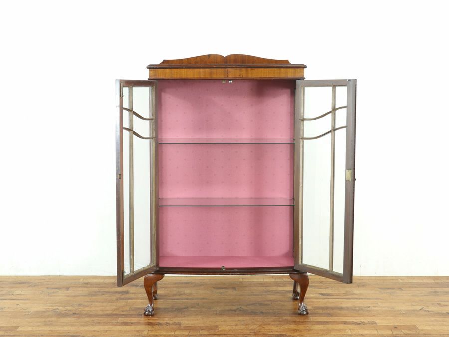 アンティーク クロス張替済ショーケース 80244