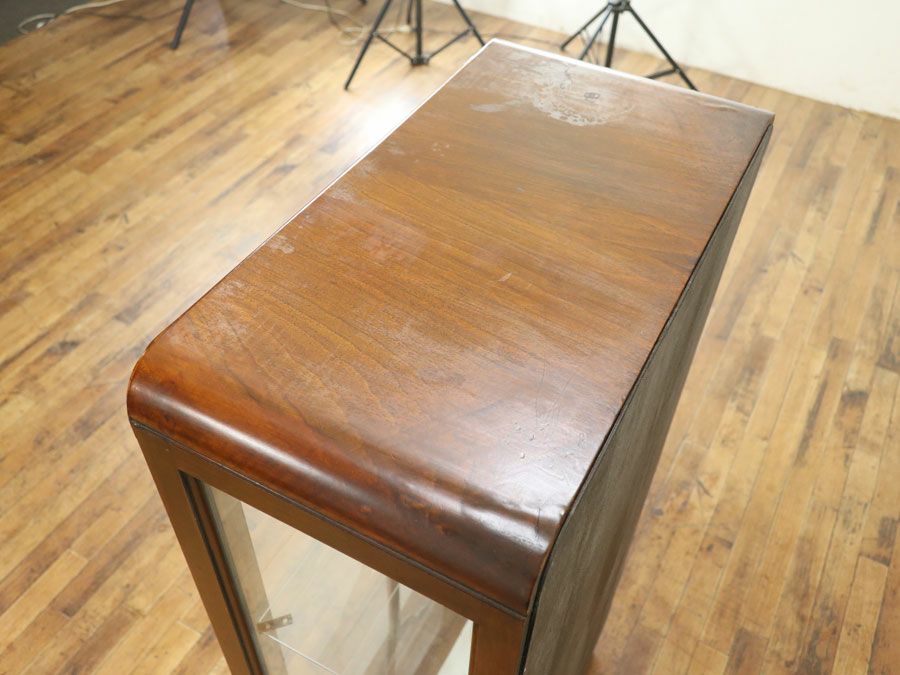 アンティーク クロス張替済ショーケース 80015