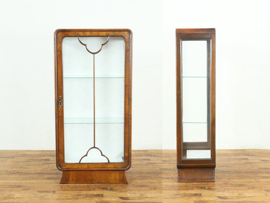 アンティーク クロス張替済ショーケース 80015