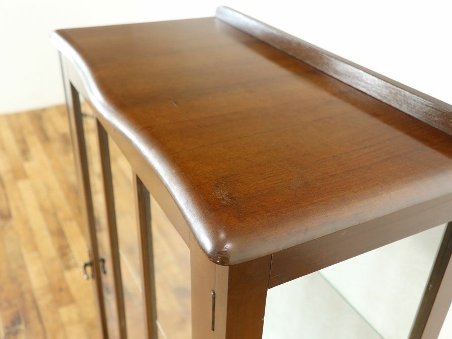 アンティーク クロス張替済ショーケース 80289