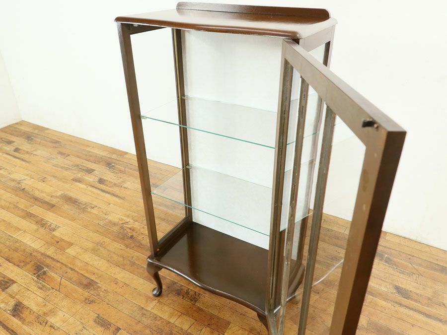 アンティーク クロス張替済ショーケース 80289