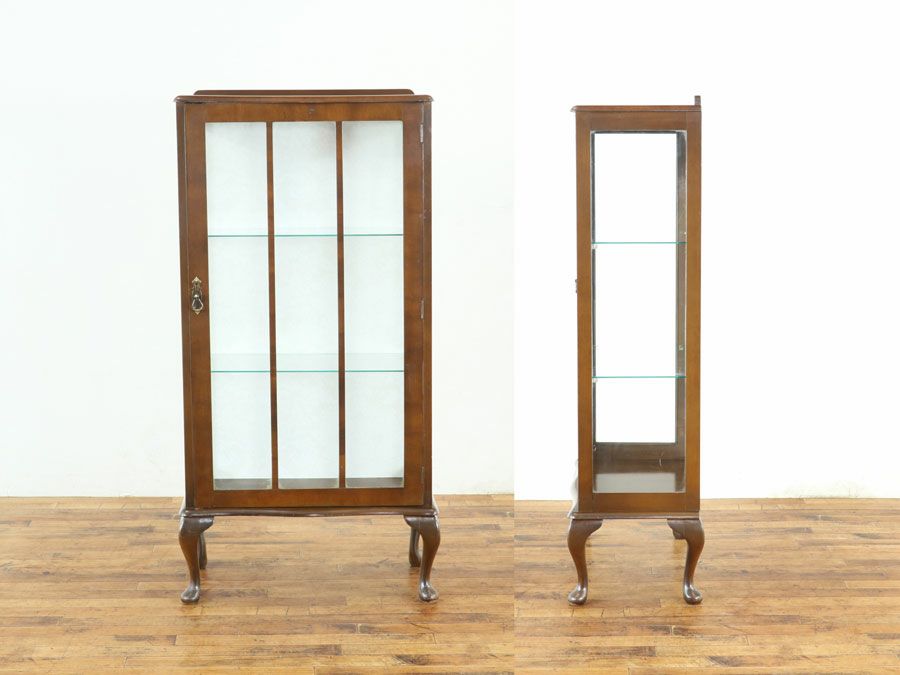 アンティーク クロス張替済ショーケース 80289