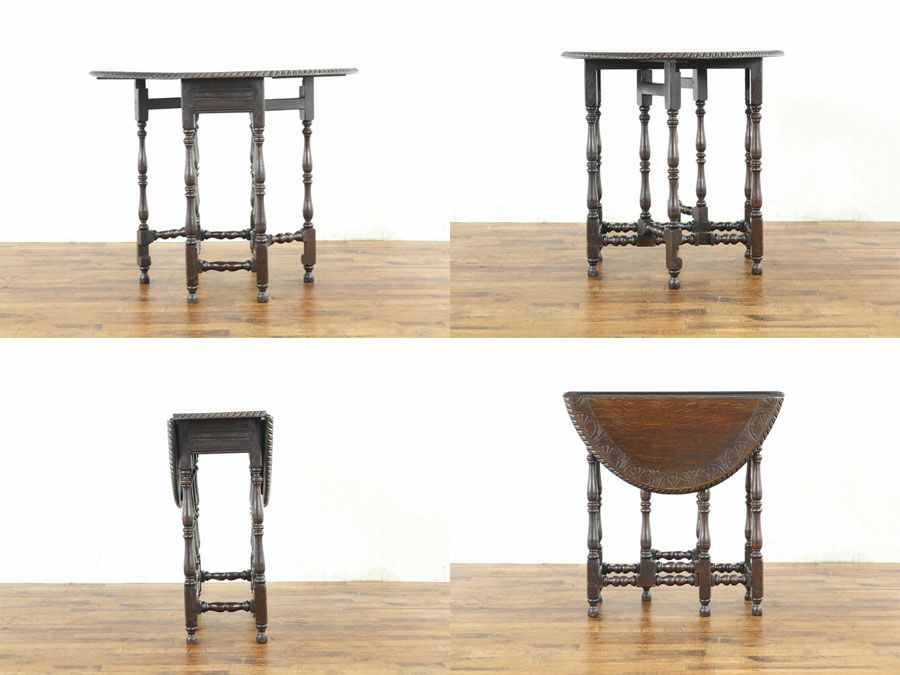 アンティーク家具ゲートレッグテーブル 80376