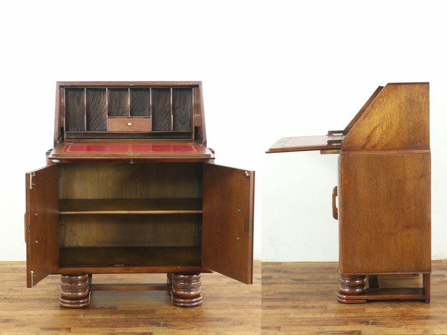 アンティーク家具ライティングビューロー 80437