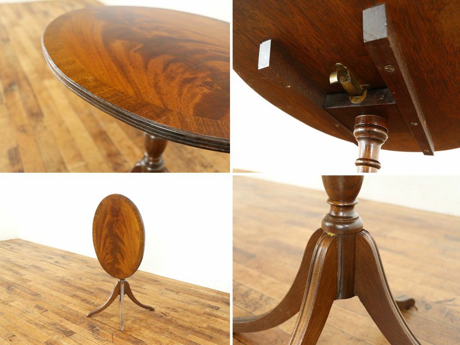 アンティーク家具チルトトップテーブル 80374