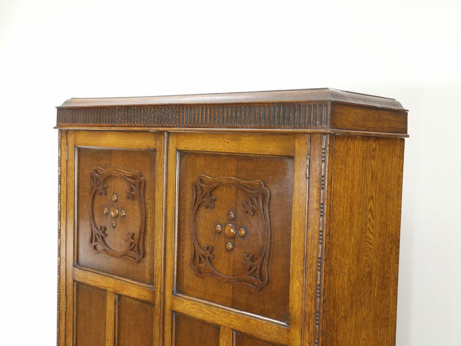 アンティーク家具ワードローブ 80464