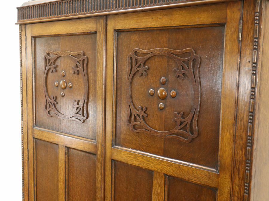 アンティーク家具ワードローブ 80464