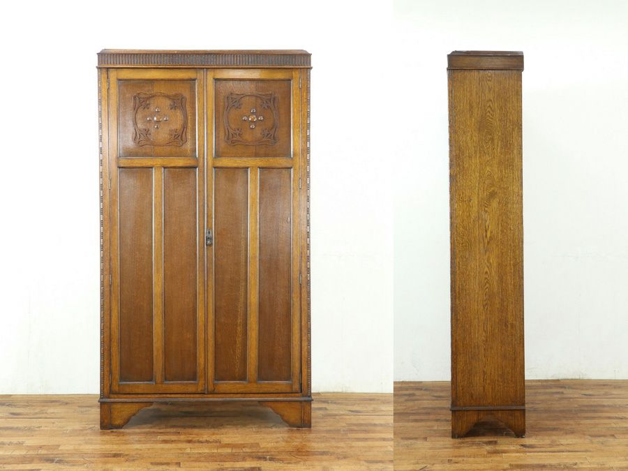 アンティーク家具ワードローブ 80464
