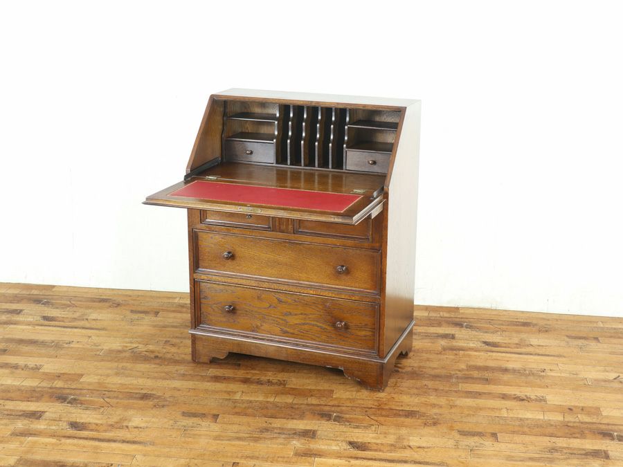 リネンフォールドも魅力 ライティングビューロー 80404 | アンティーク