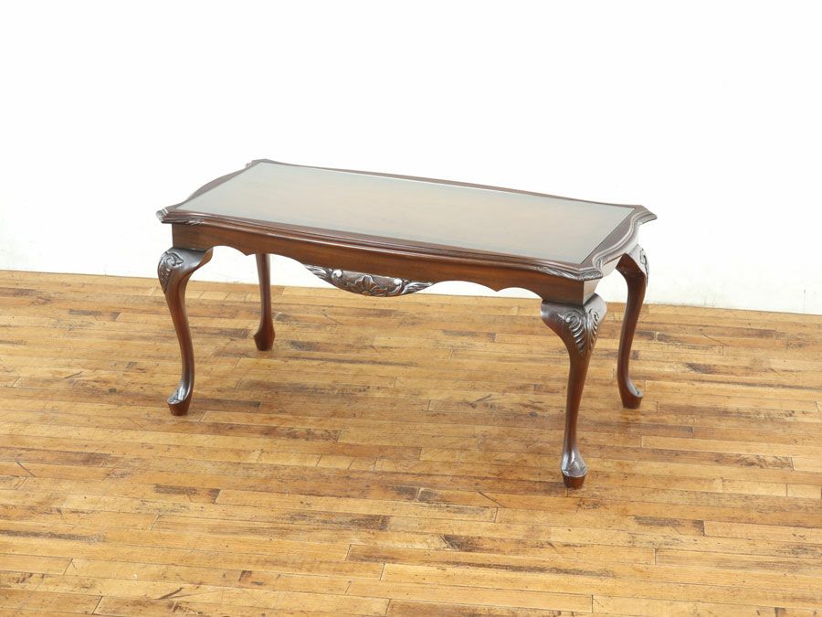 アンティークガラストップローテーブル 80420