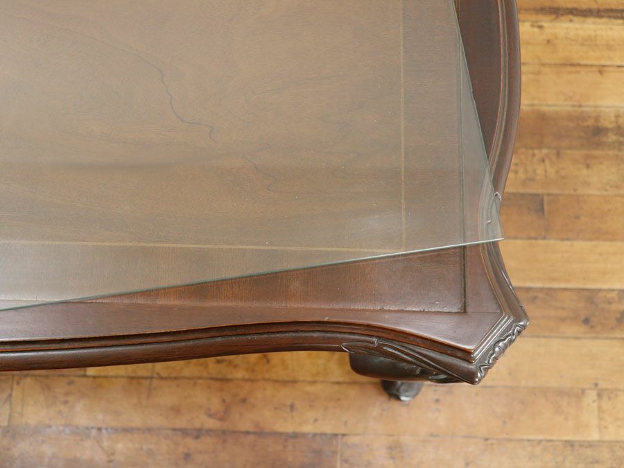 アンティークガラストップローテーブル 80420