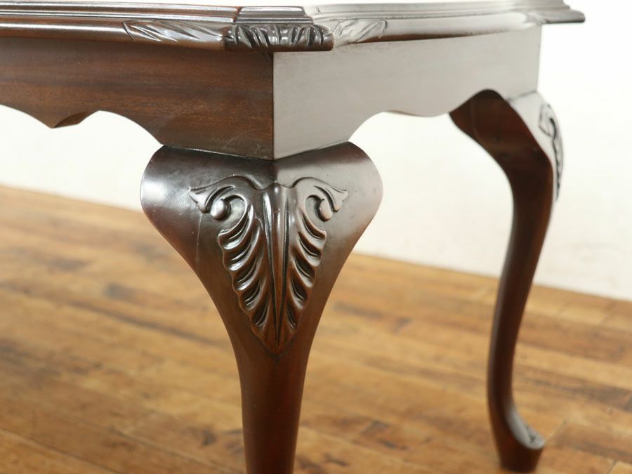 アンティークガラストップローテーブル 80420