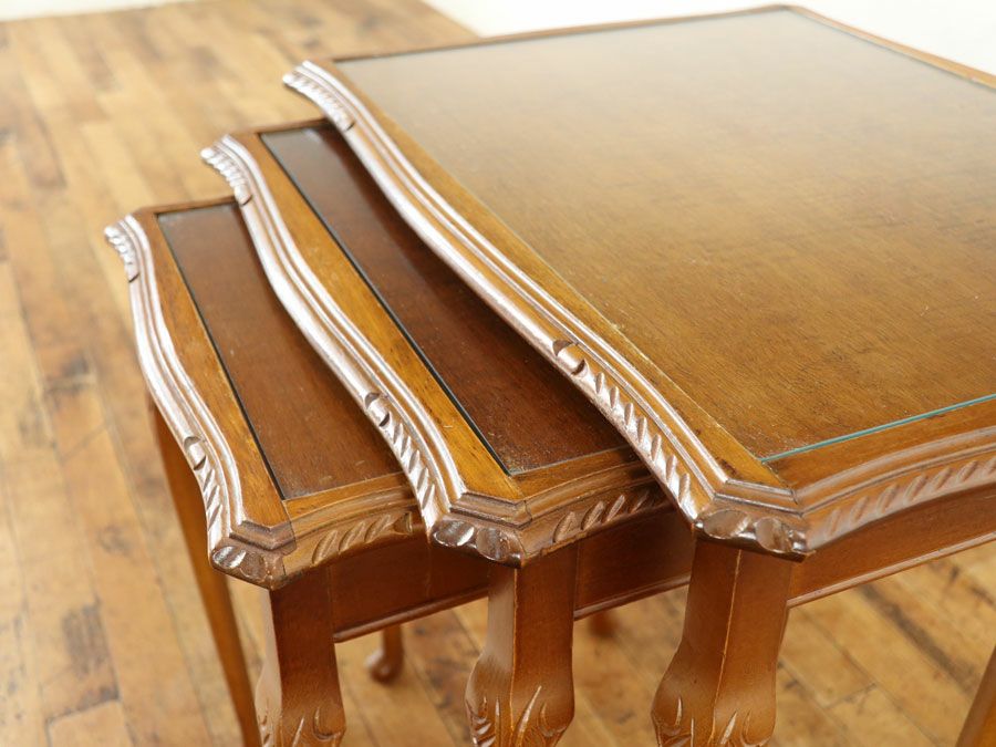 アンティーク家具ネストテーブル 80403