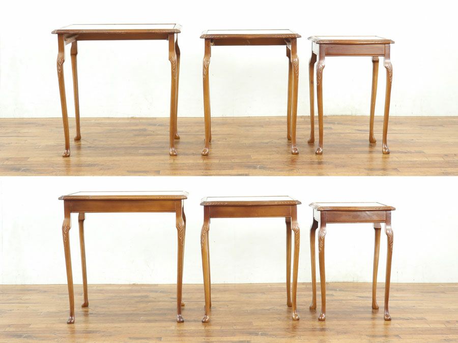 アンティーク家具ネストテーブル 80403