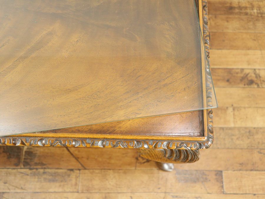 アンティークガラストップローテーブル 80417