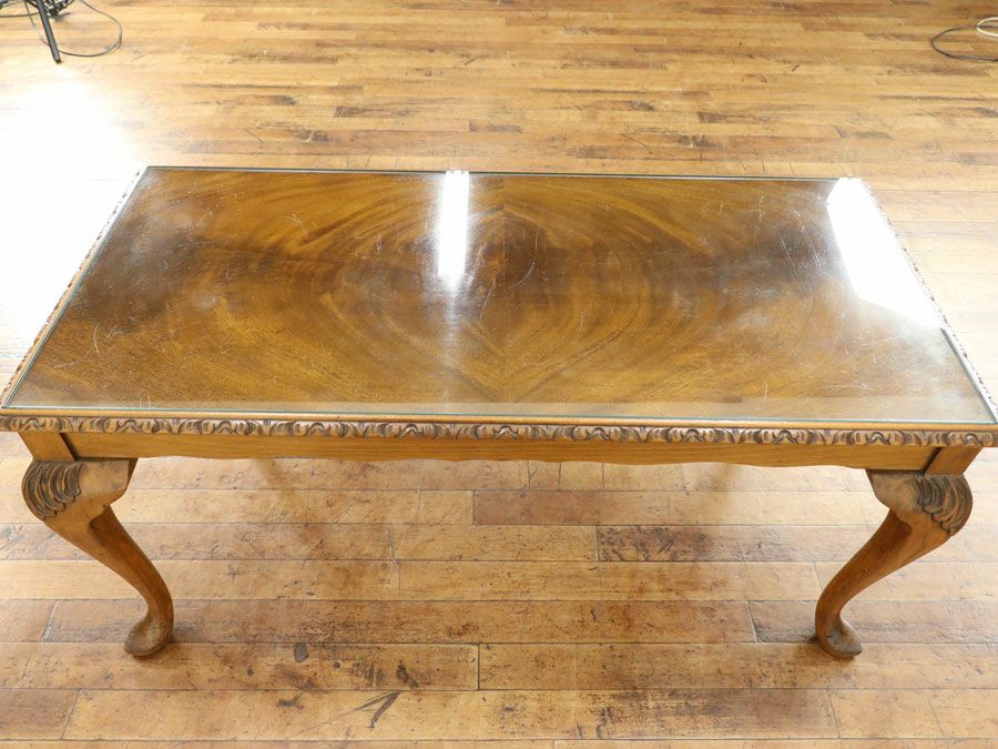 アンティークガラストップローテーブル 80417