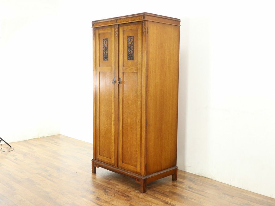 アンティーク家具ワードローブ 80453