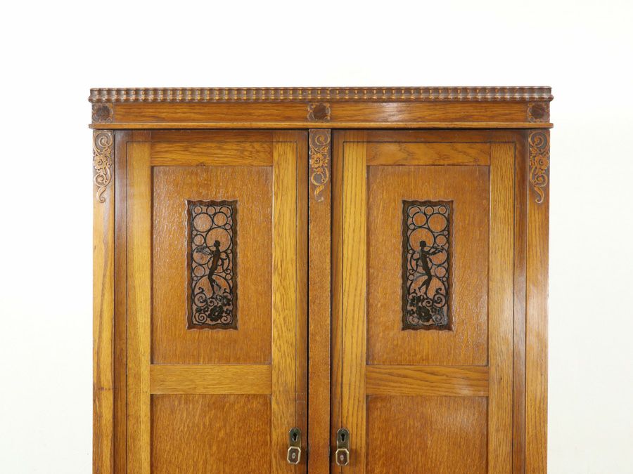 アンティーク家具ワードローブ 80453