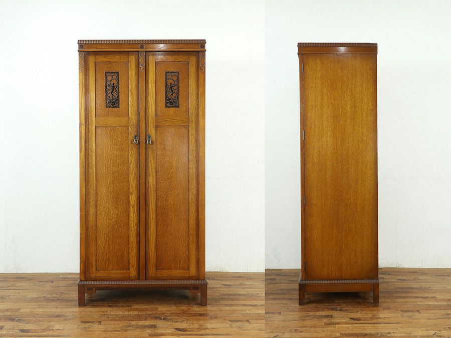 アンティーク家具ワードローブ 80453