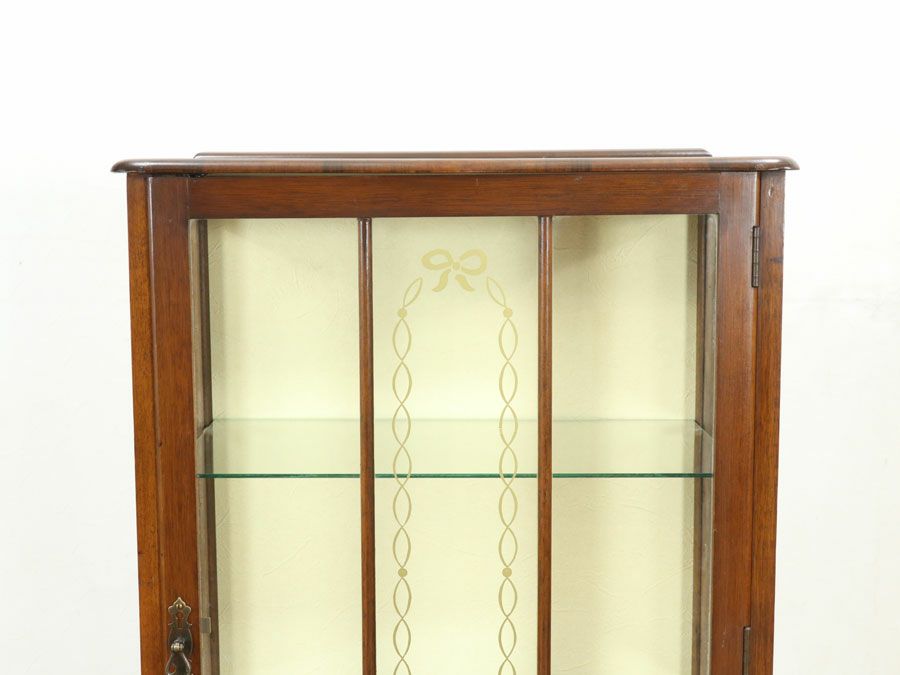 アンティーク家具 張替済ショーケース 80353