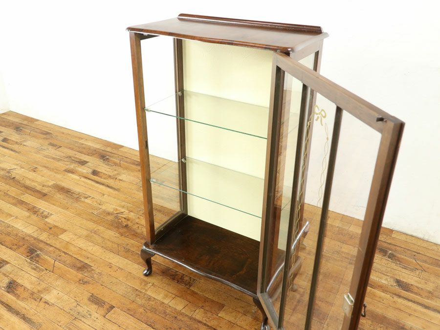 アンティーク家具 張替済ショーケース 80353