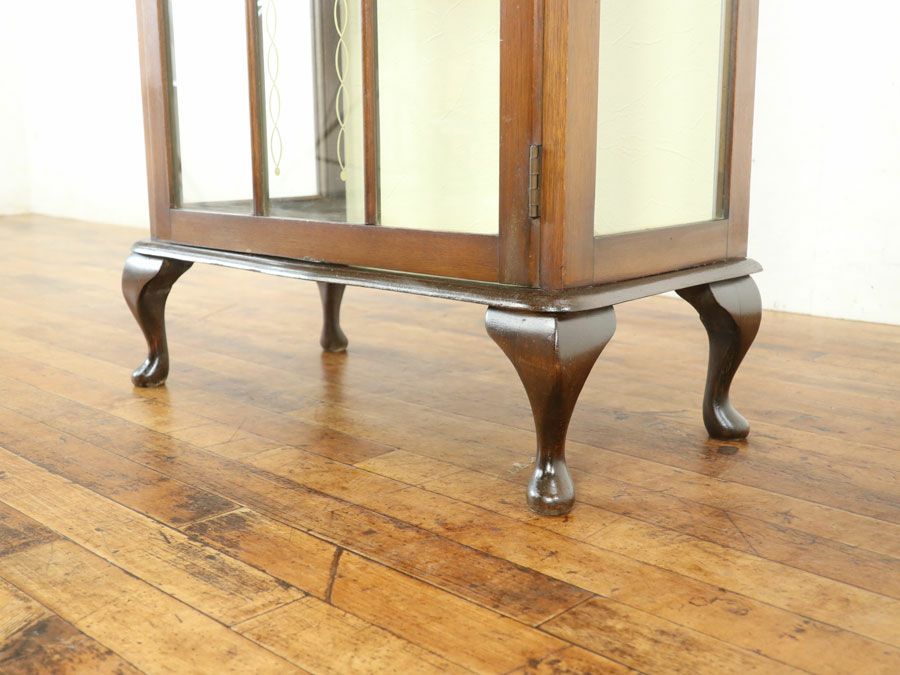 アンティーク家具 張替済ショーケース 80353